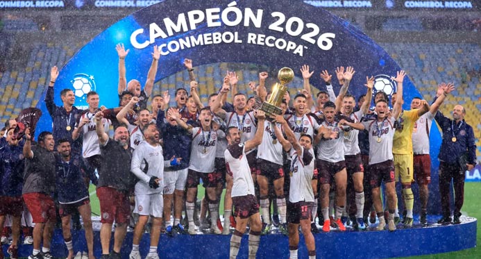 Flamengo perde o título da Recopa para o Lanús no Maracanã