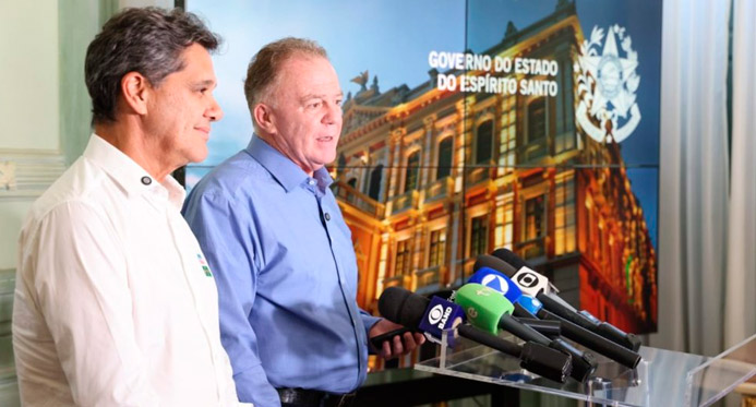 Casagrande reforça confiança em Ricardo Ferraço para sucessão no Governo do ES