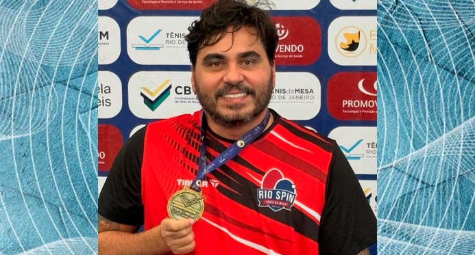 Paratleta capixaba vence o Campeonato Estadual de Tênis de Mesa do Rio de Janeiro