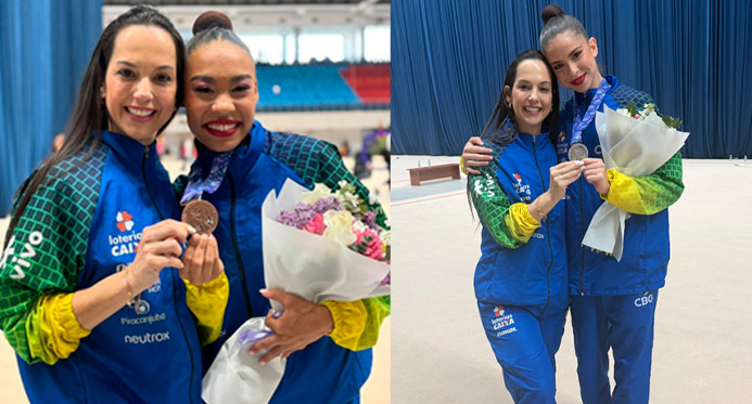 Capixabas conquistam medalhas na Copa do Mundo de ginástica rítmica