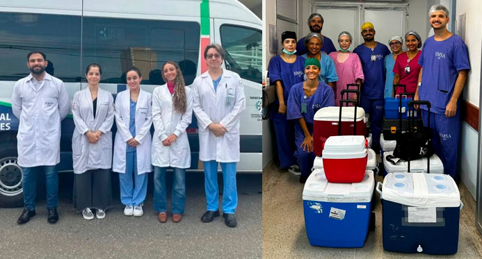 Hospital Estadual Sílvio Avidos coordena captação de órgãos para seis receptores