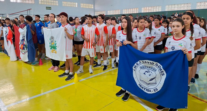 Jogos Escolares do Espírito Santo 2026 começam com cerimônias em Guaçuí e São Mateus