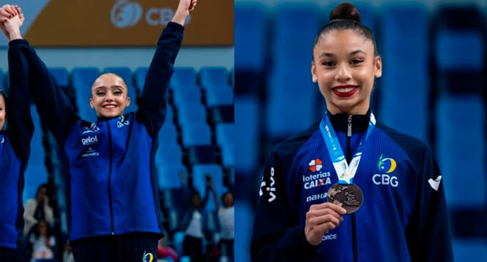 Capixabas conquistam cinco medalhas no Pan-Americano de Ginástica Rítmica