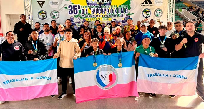 Atletas capixabas conquistam 34 medalhas no Campeonato Brasileiro de Kickboxing