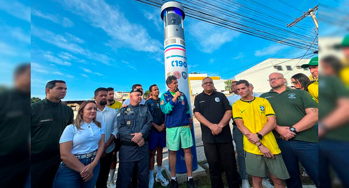 Linhares é a primeira cidade do interior a receber totens de segurança 24h