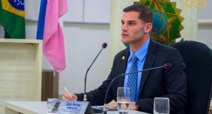 Partido impede vereador Caio Ferraz de disputar vaga para deputado estadual