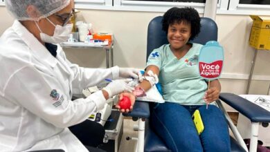 Profissionais do Hospital Jayme Santos Neves se unem em campanha de doação de sangue