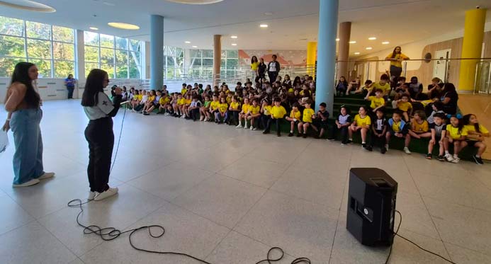 Projeto leva orientações sobre prevenção de queimaduras a estudantes na Serra
