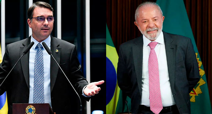 Pesquisa: Lula lidera rejeição com 46,4%, seguido por Flávio Bolsonaro com 43,4%
