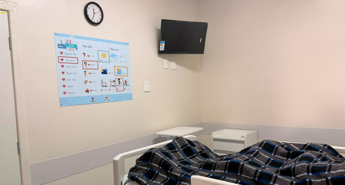Projeto de humanização leva televisores a todos os leitos de UTI do Hospital ‘São Lucas’